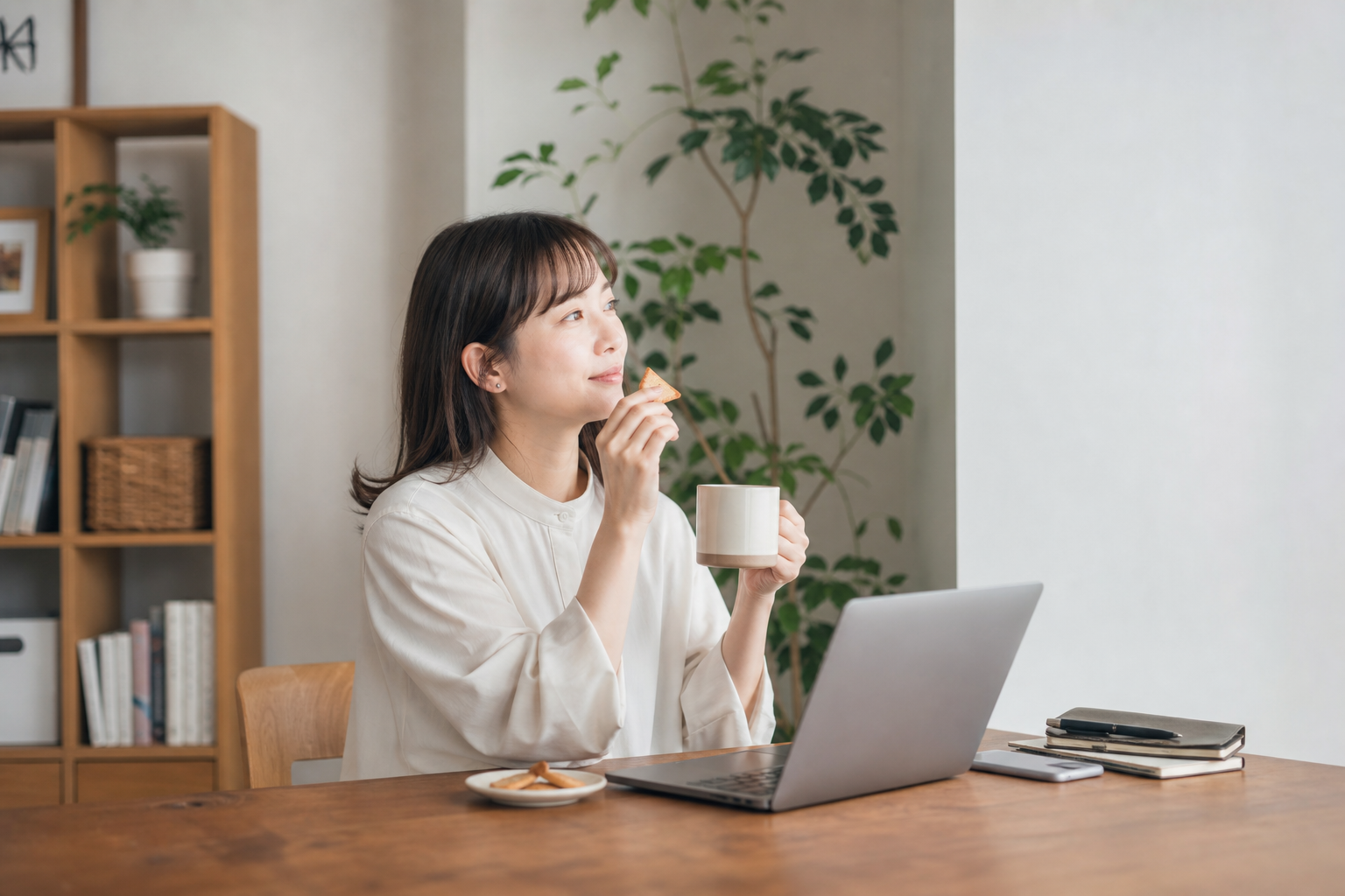おやつタイムで仕事モードに戻るための“選び方＆時間帯”ガイドの記事内容を表すイメージ